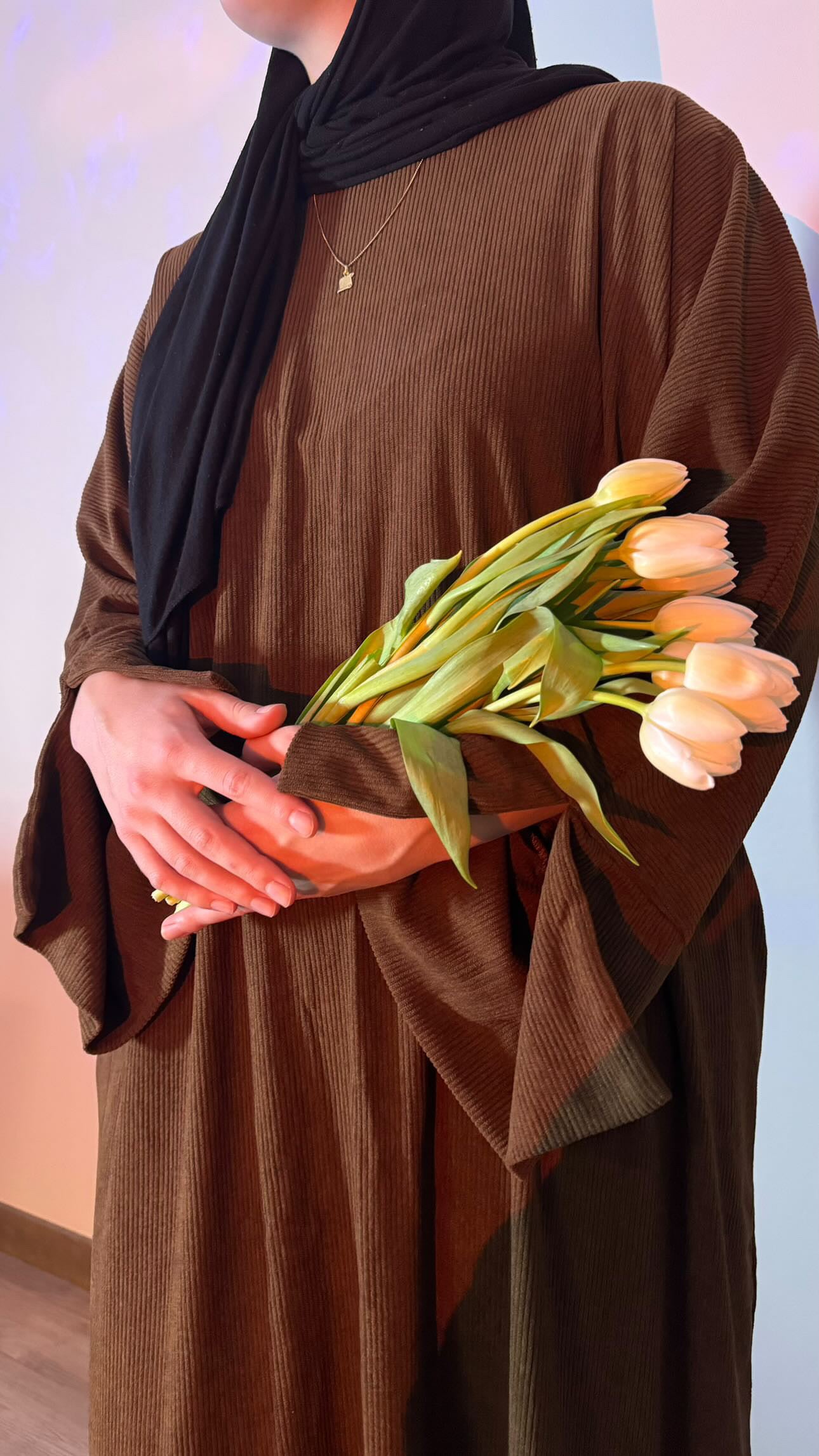 Espresso winter abaya