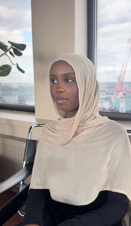 Almond Modal Hijab